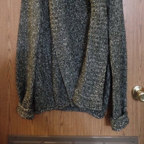 St. John's Bay Dark Green Knit Cardigan, Size L, NWT - Picture 2 of 3